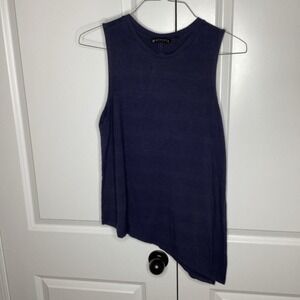 Ladies Athleta A-Symmetrical tank top‎ navy blue medium